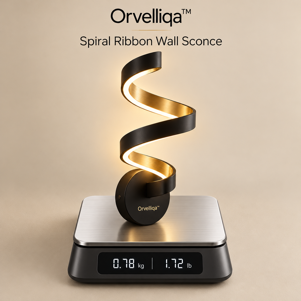 Orvelliqa™ Spiral Ribbon Wall Sconce - image 4