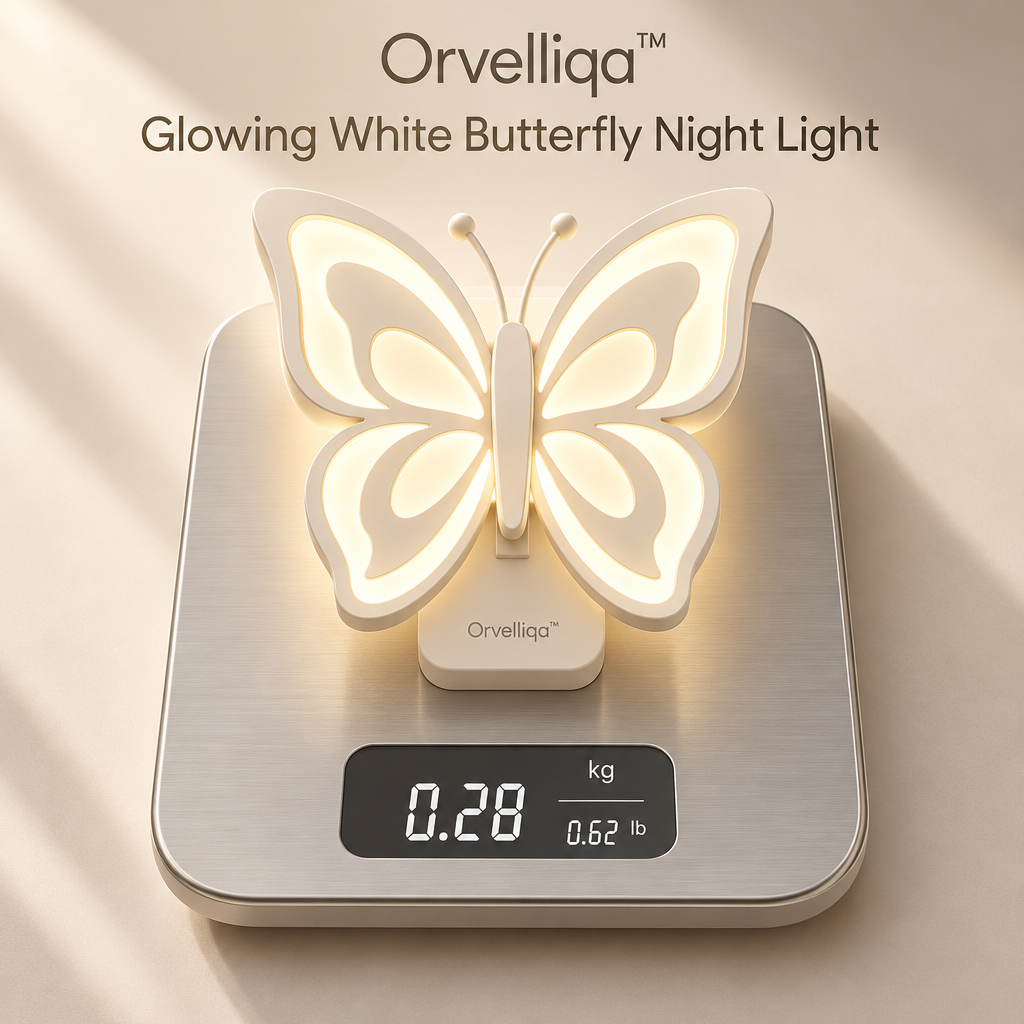 Orvelliqa™ Glowing White Butterfly Night Light - image 4